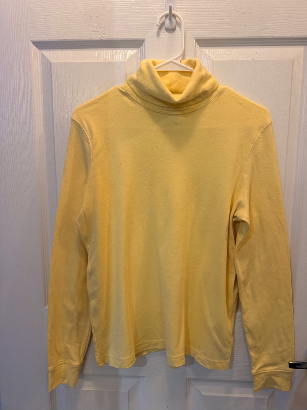 Ralph Lauren Yellow Turtleneck Sweater - Lightweight Women's Knit